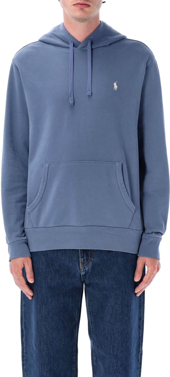 Ralph Lauren Wash Hoodie Capri Blue Blauw