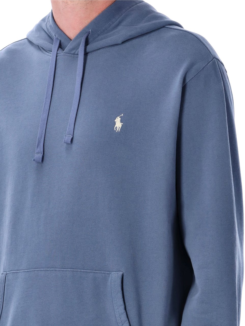 Ralph Lauren Wash Hoodie Capri Blue Blauw