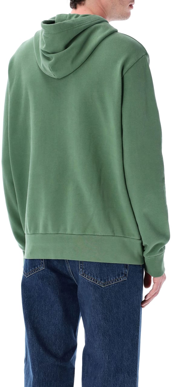 Ralph Lauren Wash Hoodie Olive Green Groen