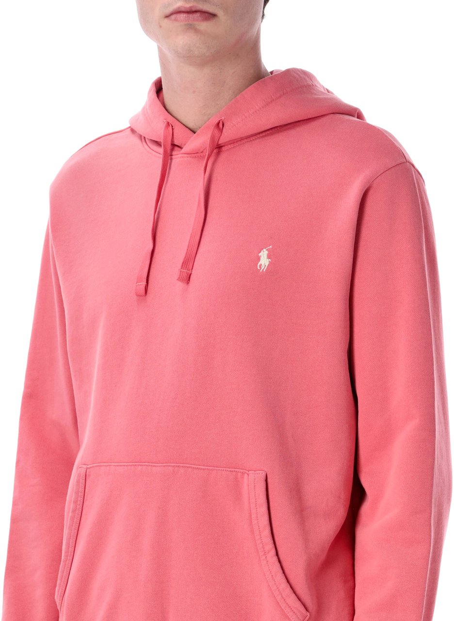 Ralph Lauren Loopback Terry Hoodie Red Sky Rood