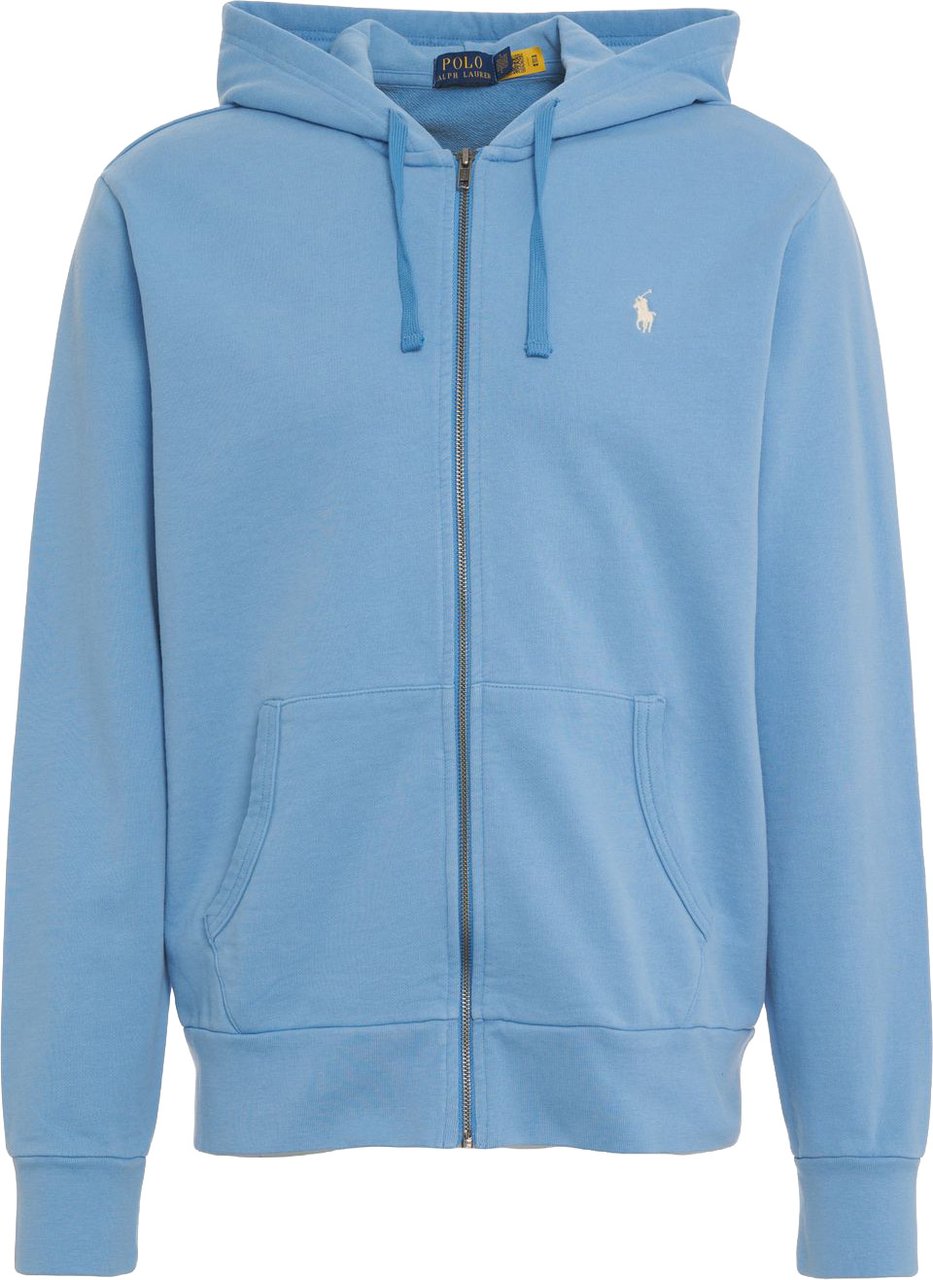Ralph Lauren Hoodie with zipper Blauw