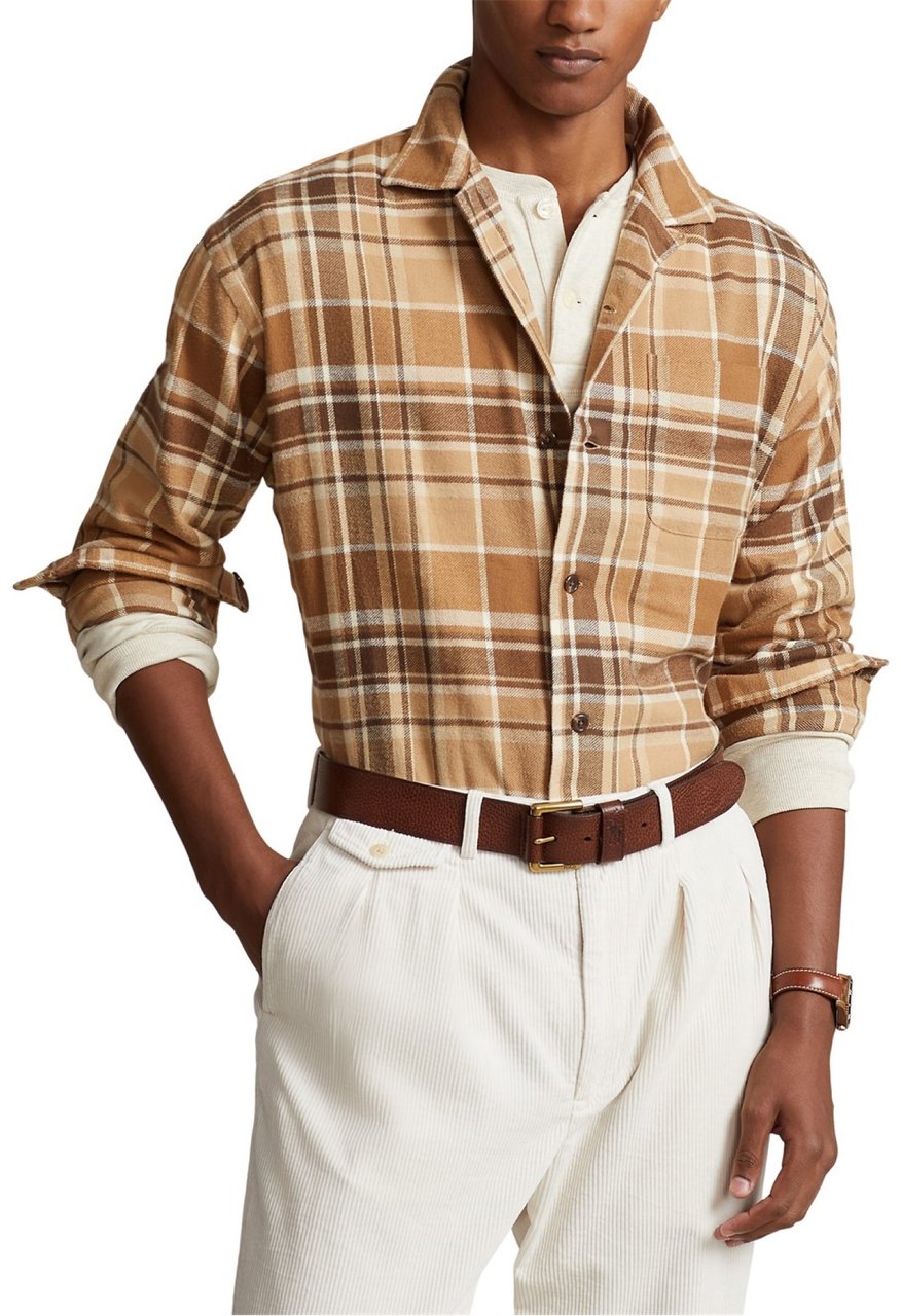 Ralph Lauren Plaid Brushed Cotton Shirt Divers