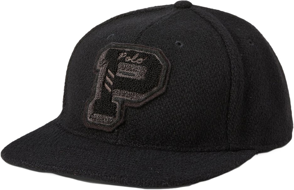 Ralph Lauren Baseline Logo Baseball Cap Zwart