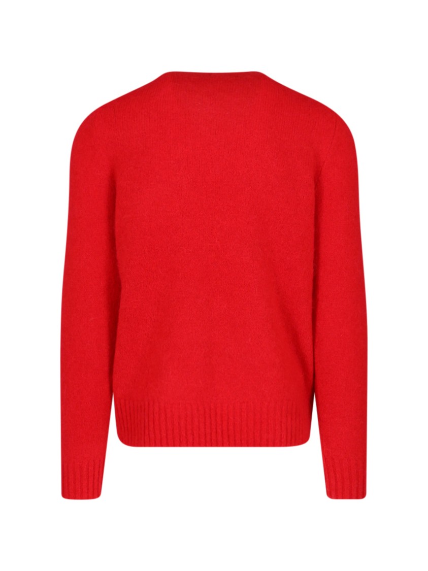 Ralph Lauren Logo Crewneck Sweater – Red Rood