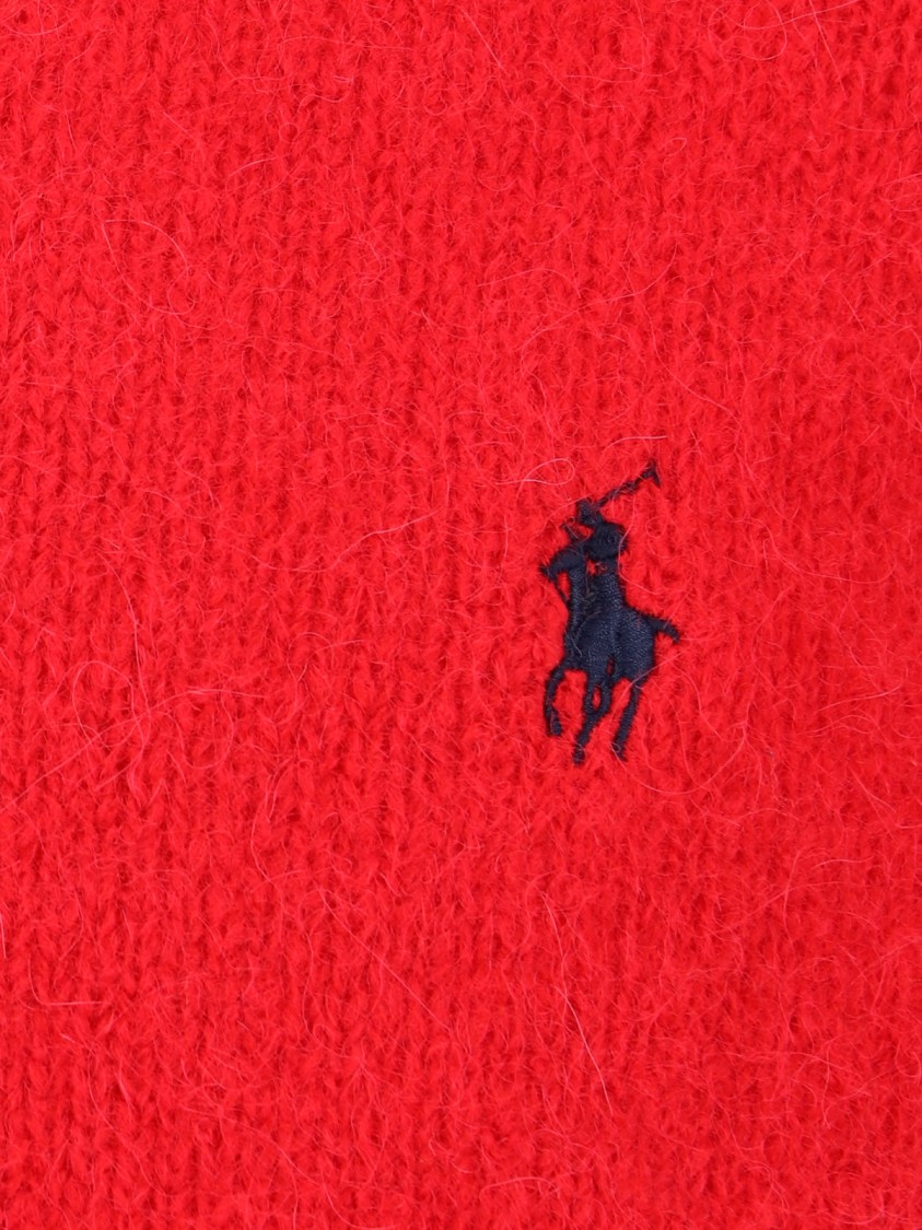 Ralph Lauren Logo Crewneck Sweater – Red Rood