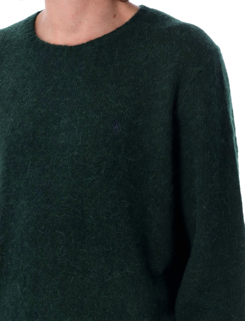 Ralph Lauren Alpaca Sweater Moss Groen