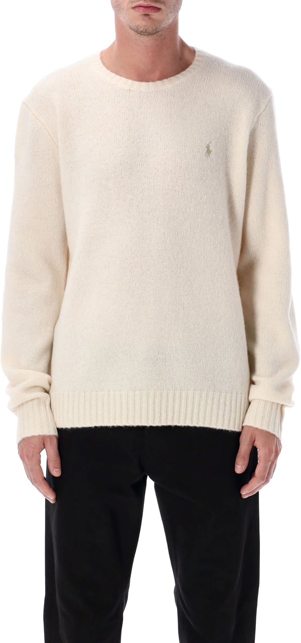 Ralph Lauren Alpaca Sweater Bianco Wit