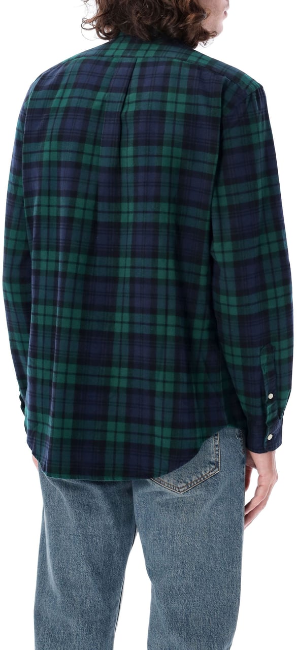 Ralph Lauren Check custom fit shirt Groen