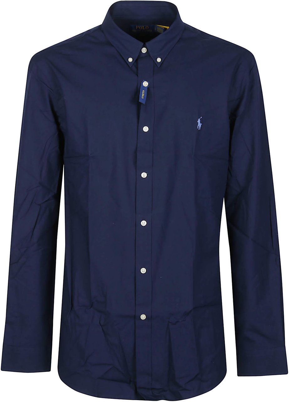 Ralph Lauren Long Sleeve Sport Slim Shirt Blue Blauw