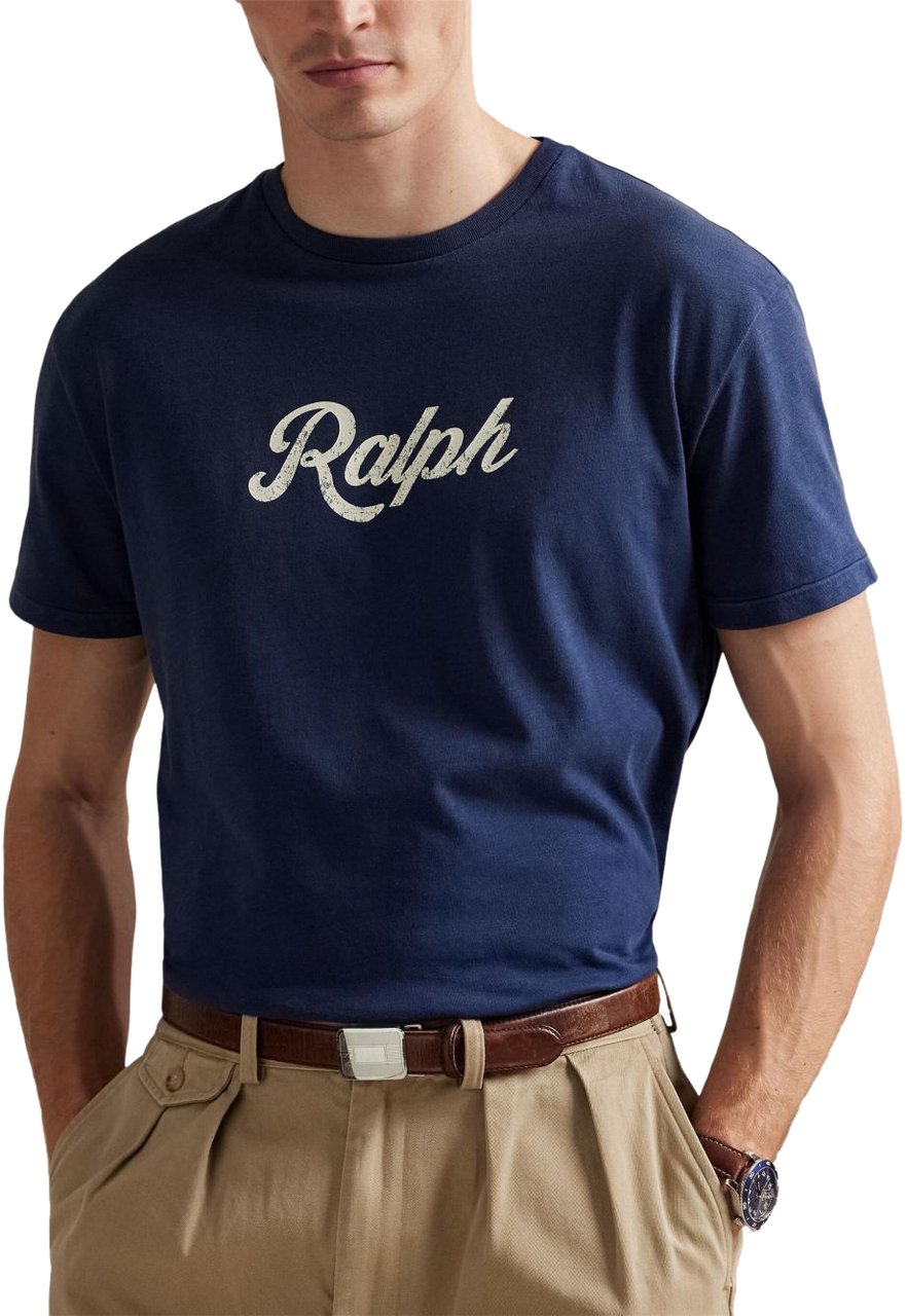 Ralph Lauren T-Shirts And Polos Dark Cobaltwhite Navy