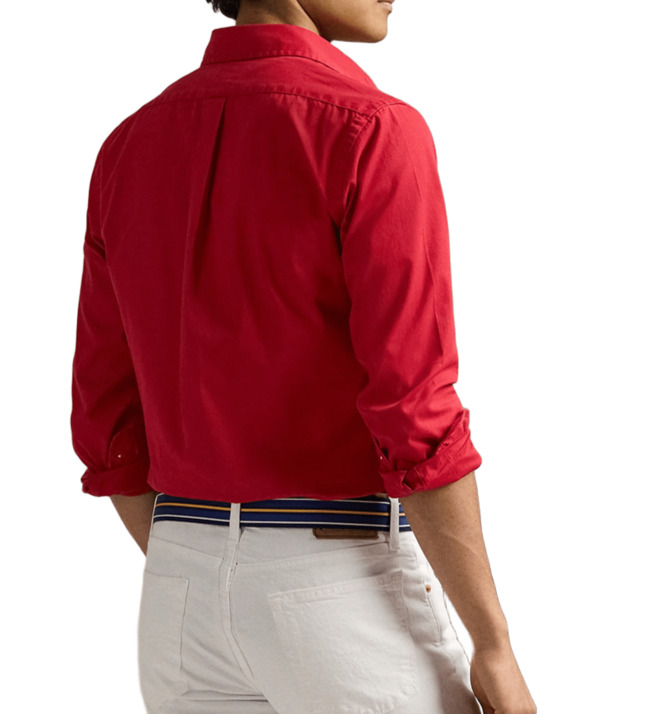 Ralph Lauren Polo Camicie Rosso Rood