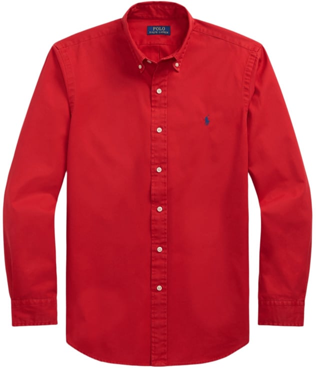 Ralph Lauren Polo Camicie Rosso Rood