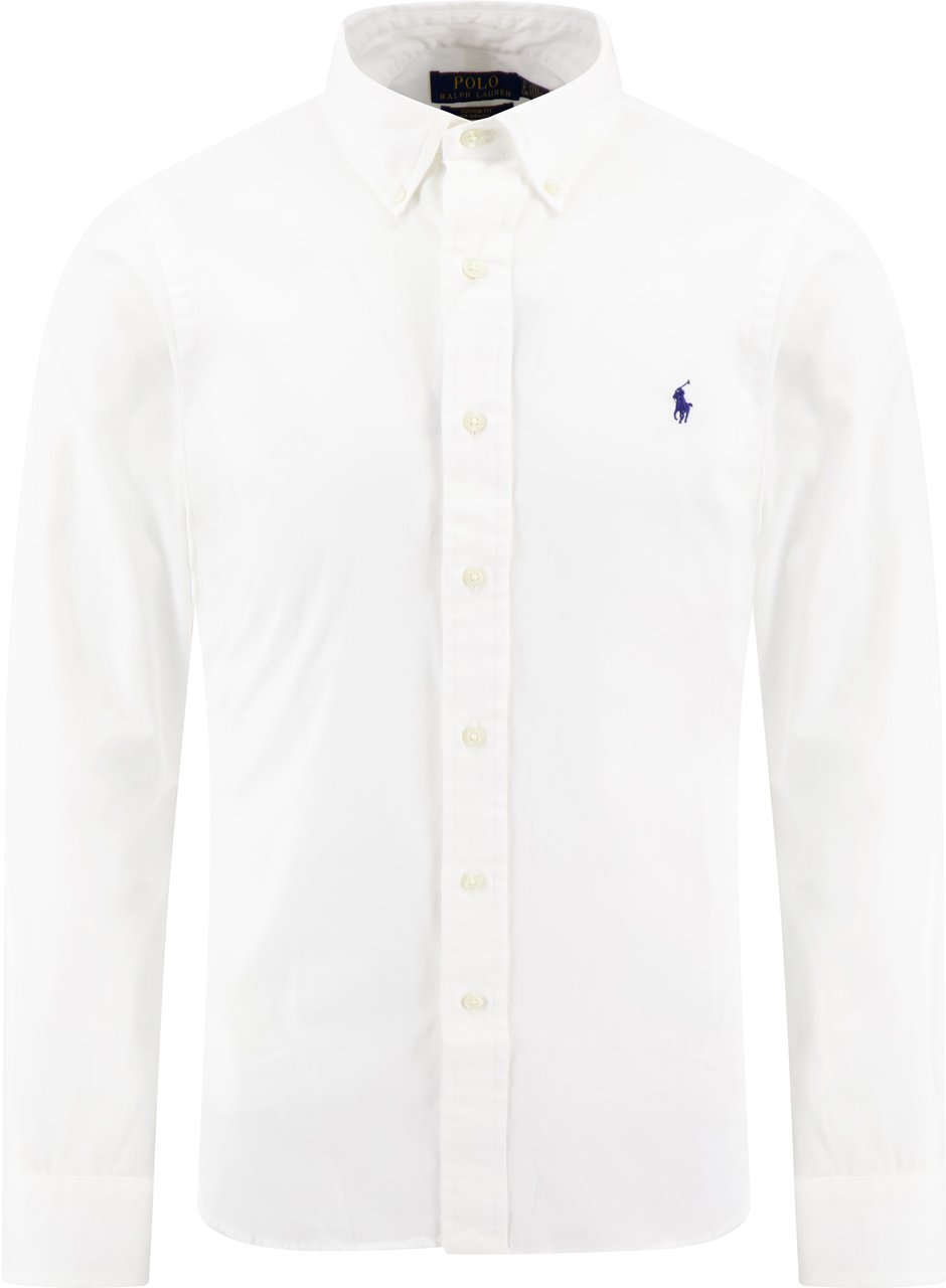 Ralph Lauren Polo   Overhemd Wit Wit