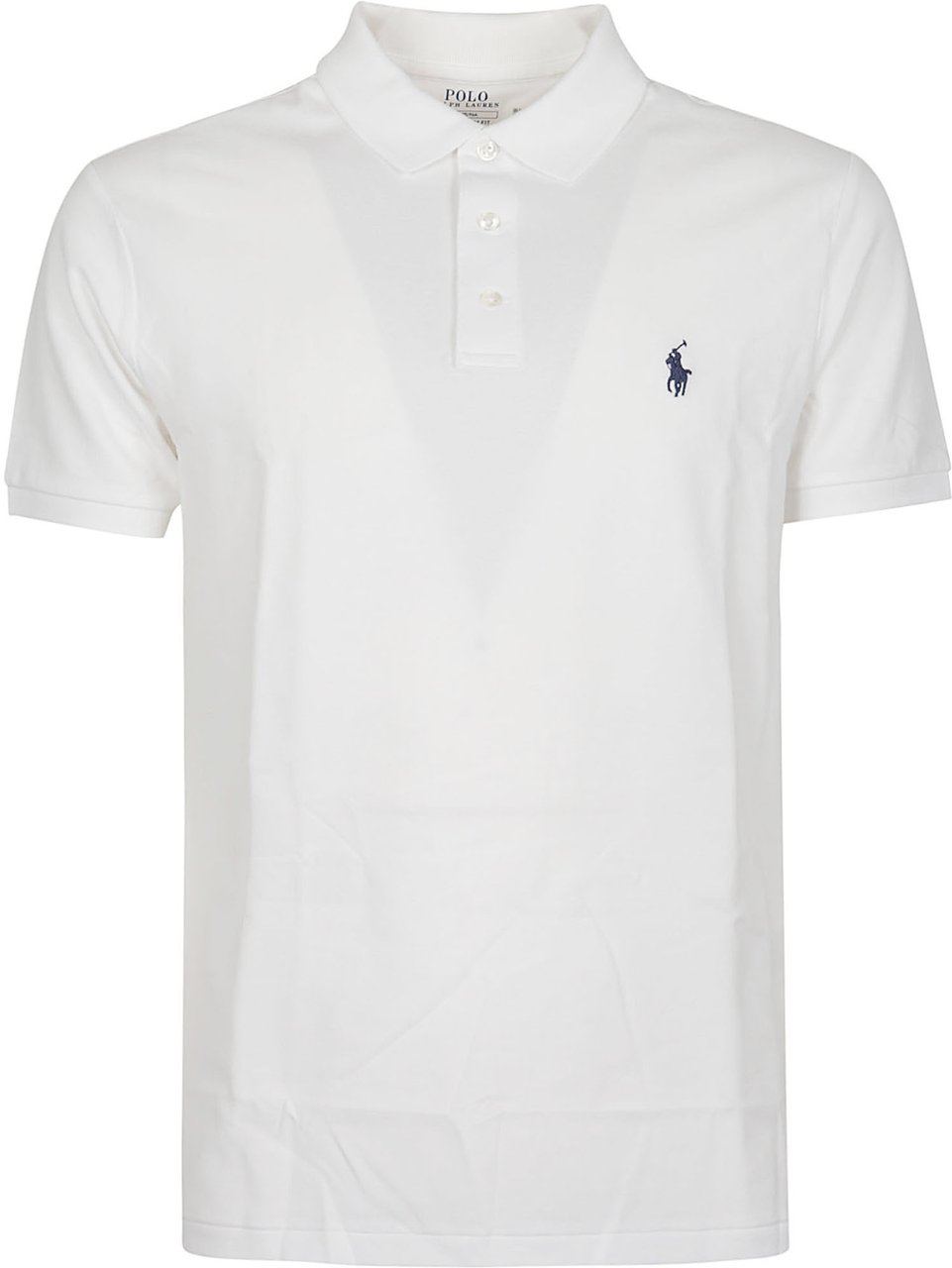 Ralph Lauren Short Sleeve Slim Polo Shirt White Wit