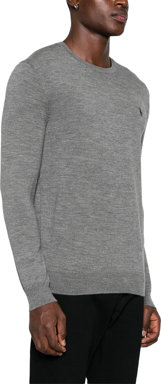 Ralph Lauren Grey Pullover Tailored Crew Neck Pullover Grijs