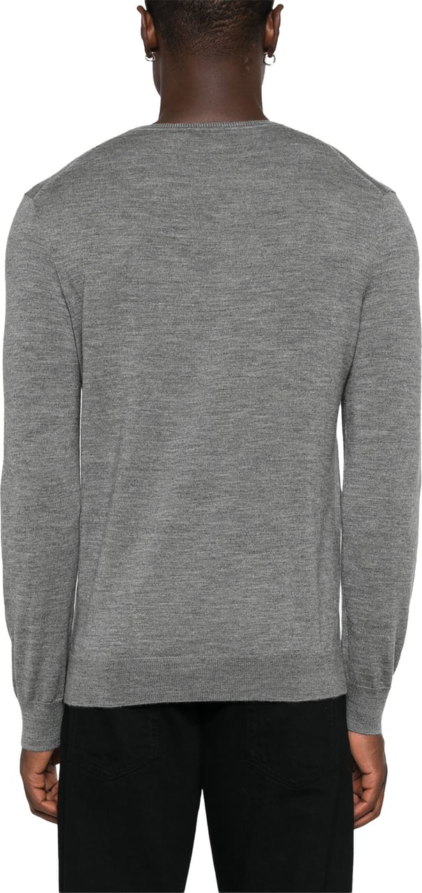 Ralph Lauren Grey Pullover Tailored Crew Neck Pullover Grijs