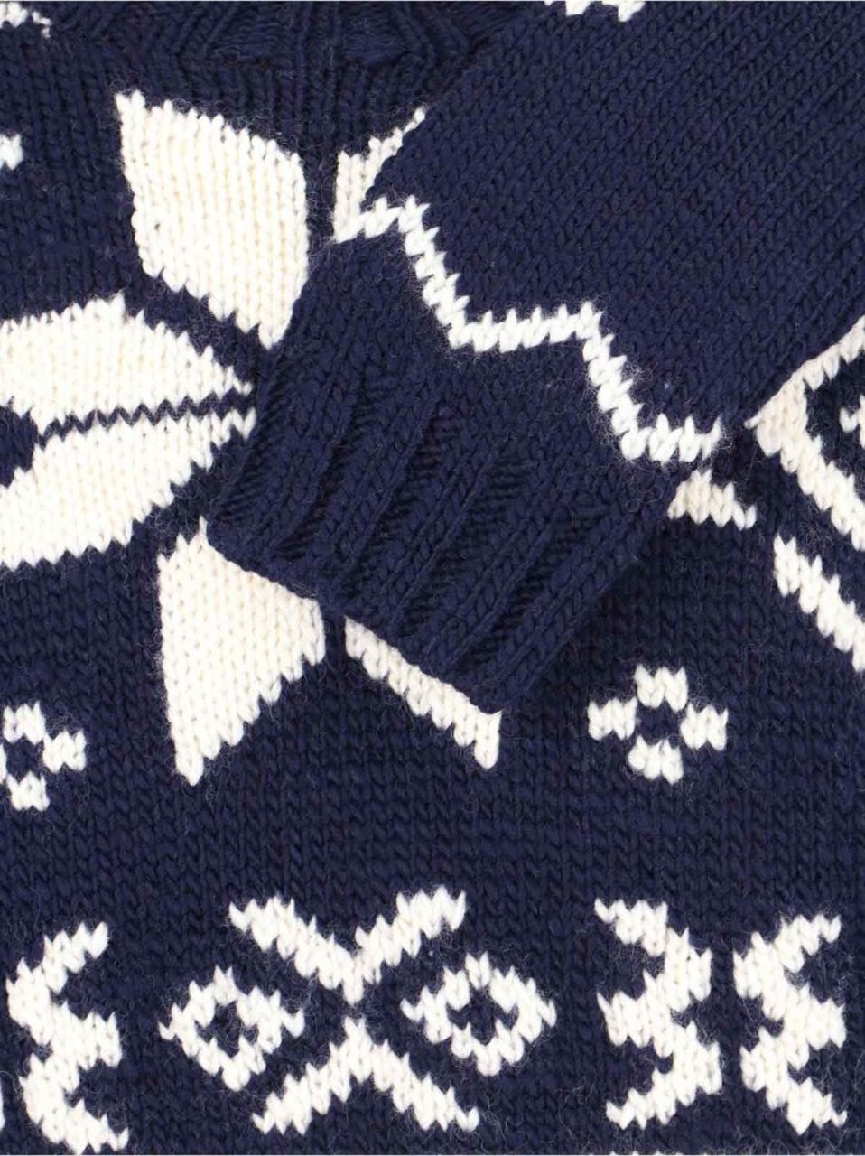 Ralph Lauren "Fair Isle" Sweater – Blue Blauw