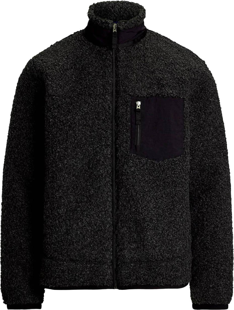 Ralph Lauren Hi-pile Fleece Jacket Zwart