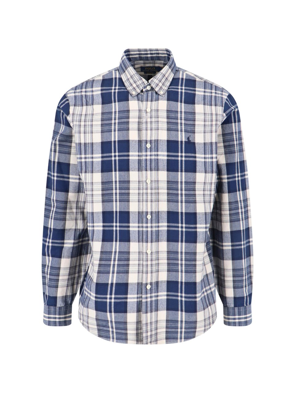 Ralph Lauren Multicolor Button-Down Shirt With Timeless Design Blauw