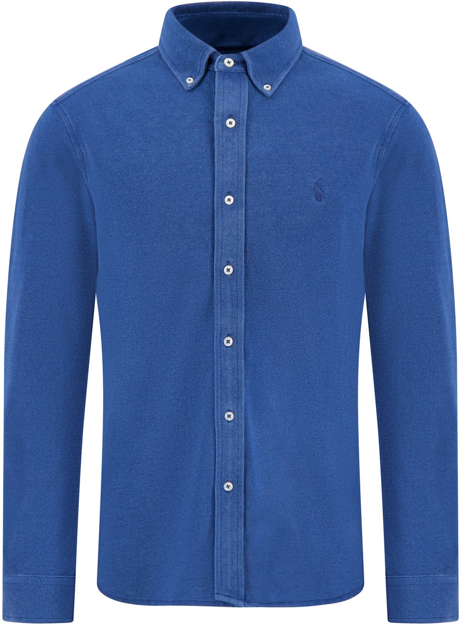 Ralph Lauren Polo   Overhemd Blauw Blauw