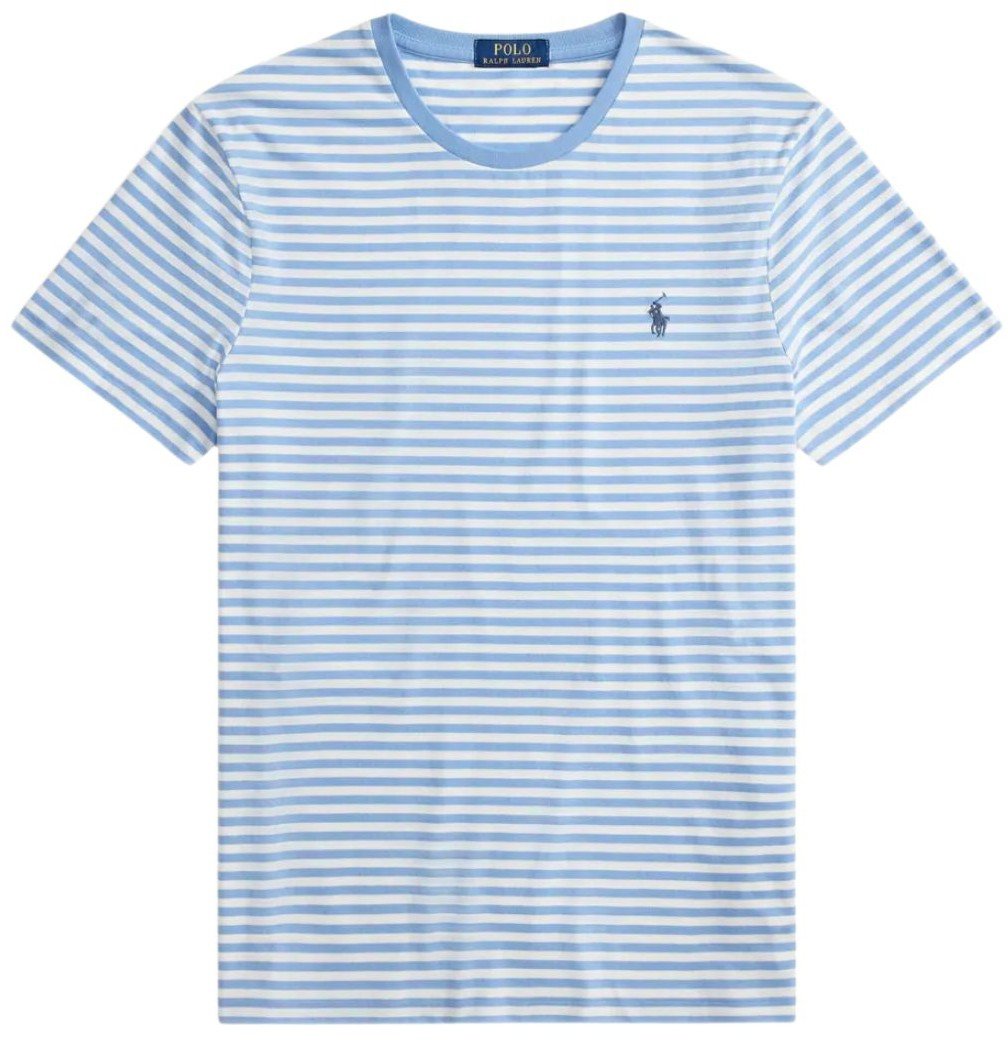 Ralph Lauren T-Shirts And Polos Bristol Blue/White Lichtblauw