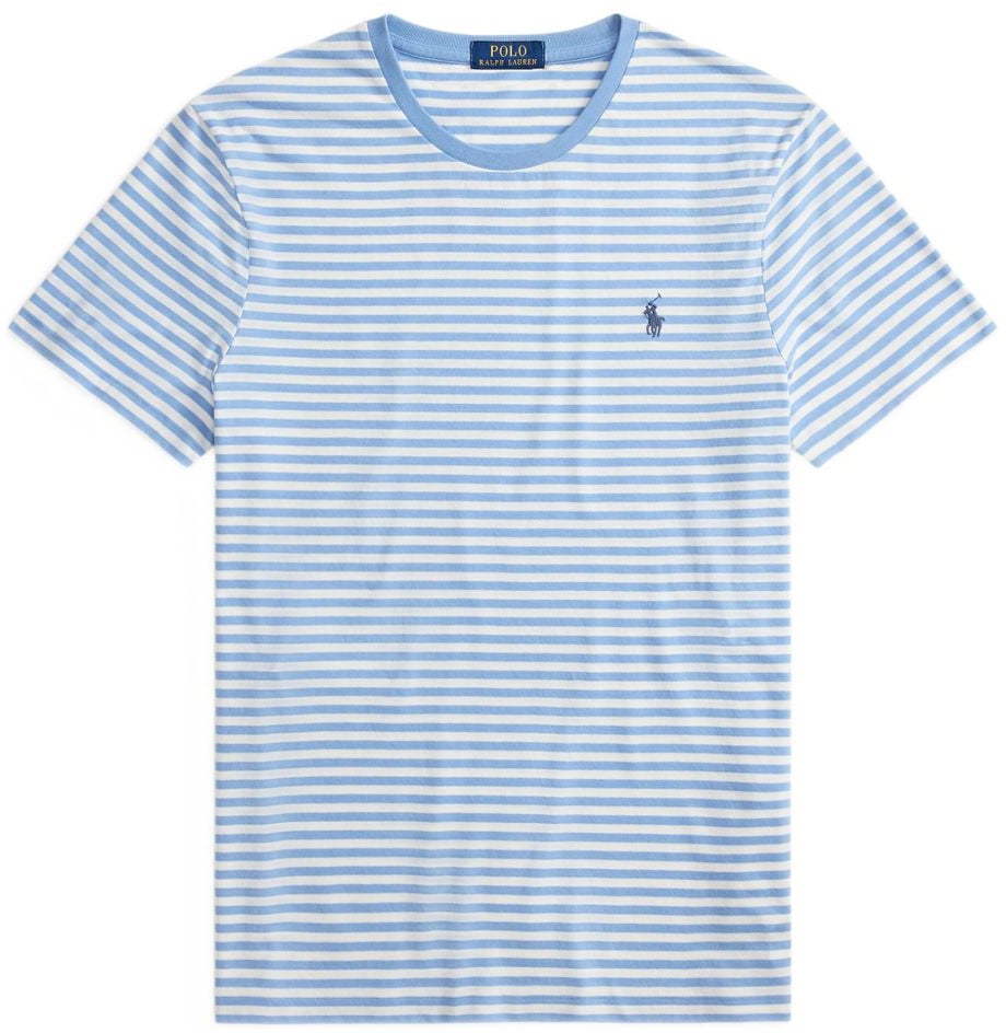 Ralph Lauren T-Shirts And Polos Bristol Blue/White Lichtblauw