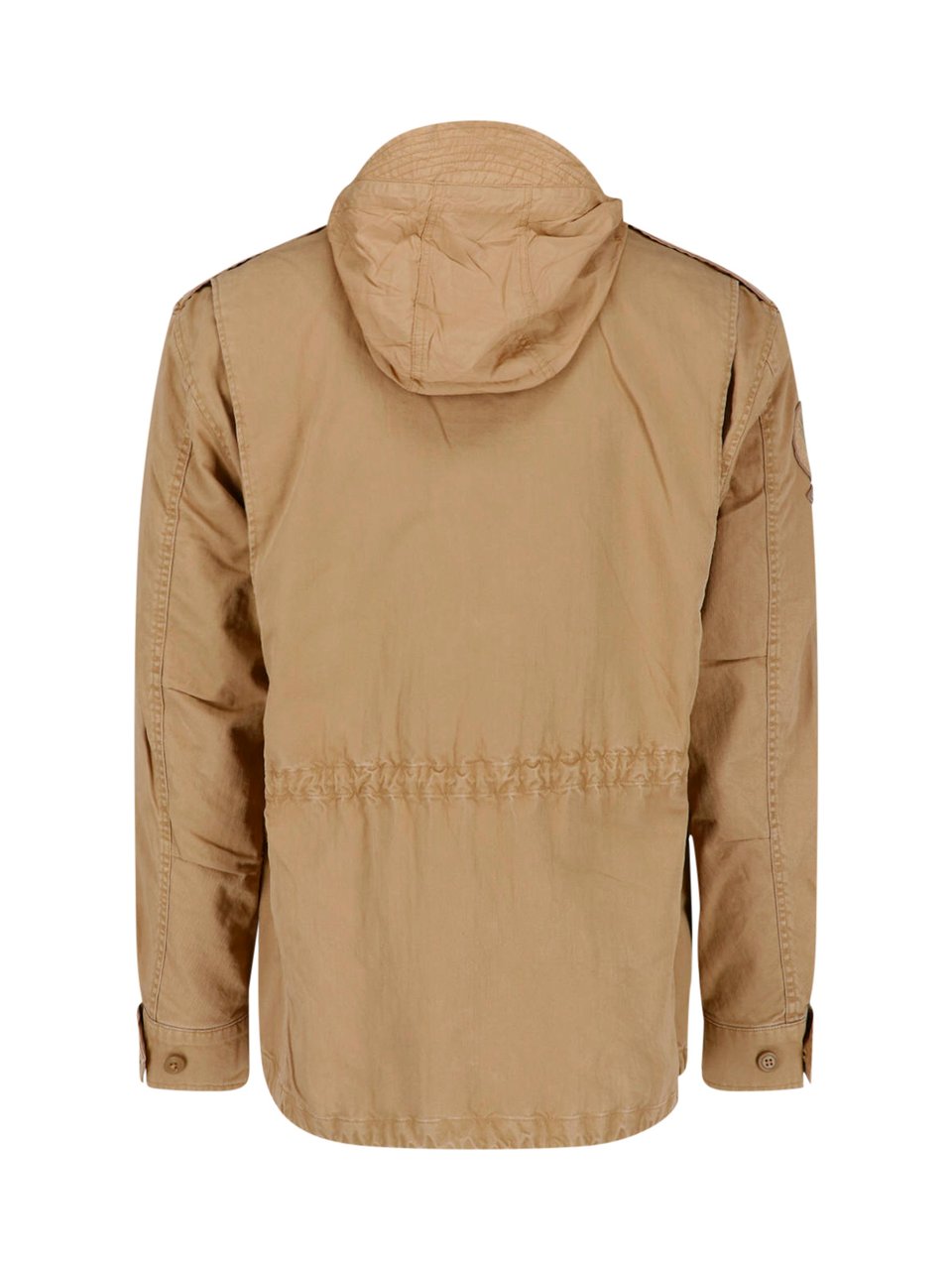 Ralph Lauren Military-Inspired Casual Jacket with Adjustable Drawstring Bruin
