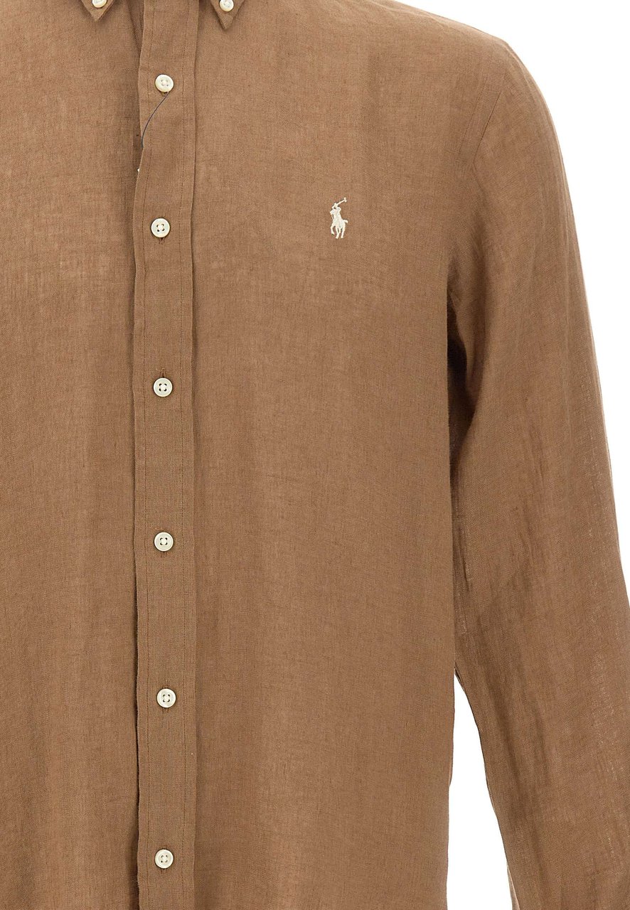 Ralph Lauren Shirts Brown Beige