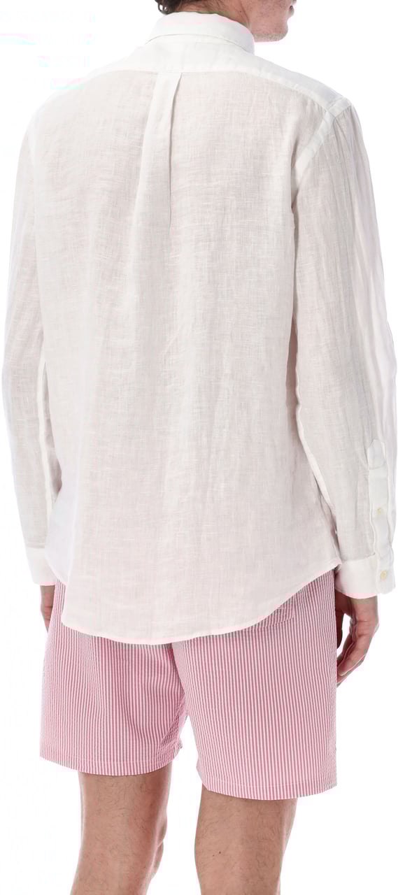 Ralph Lauren Custom Fit Shirt Bianco Wit