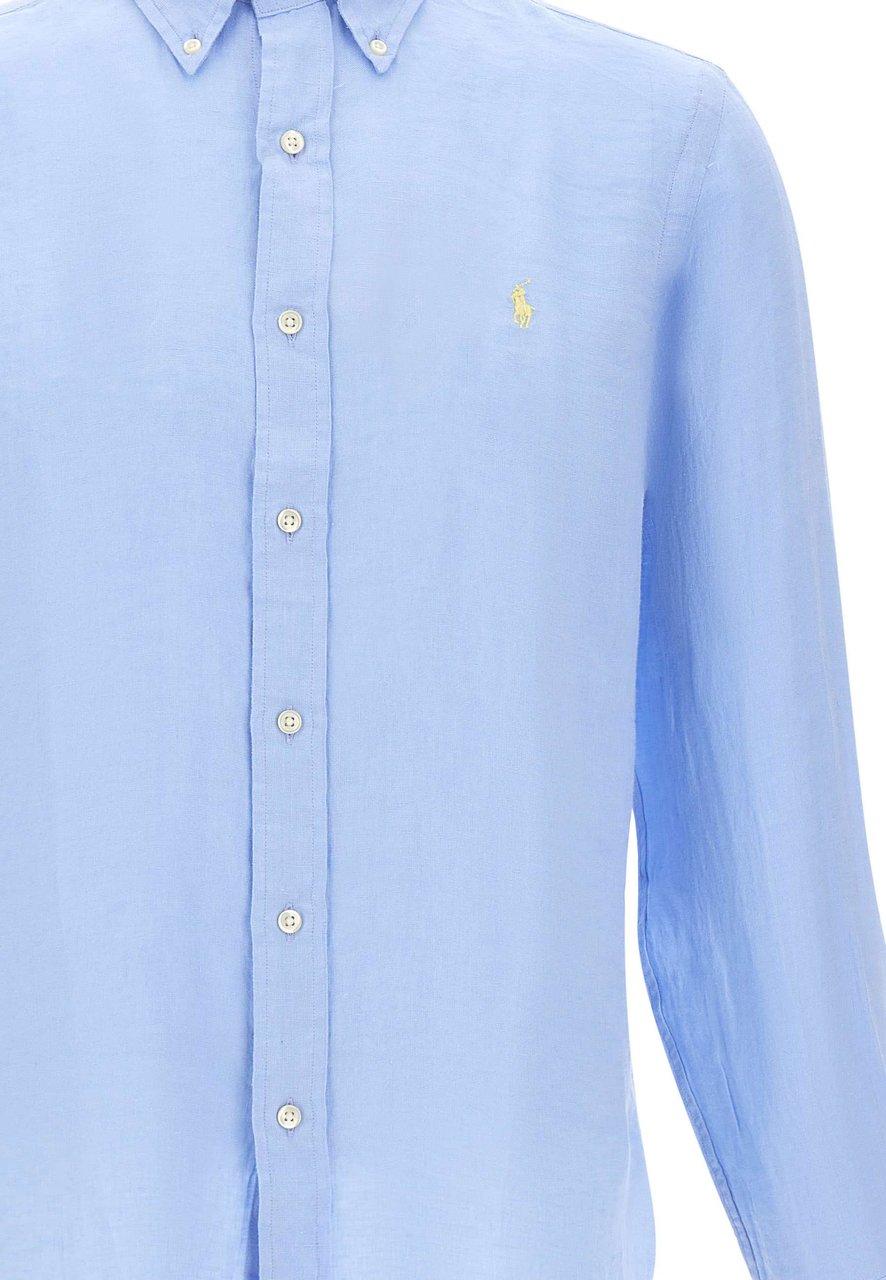 Ralph Lauren Shirts Blue Lichtblauw
