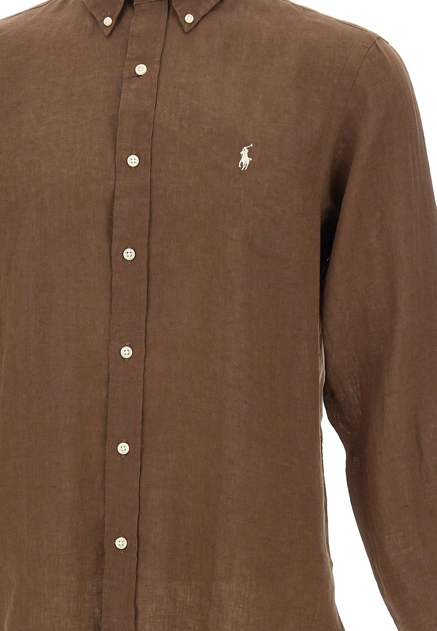 Ralph Lauren Shirts Brown Bruin