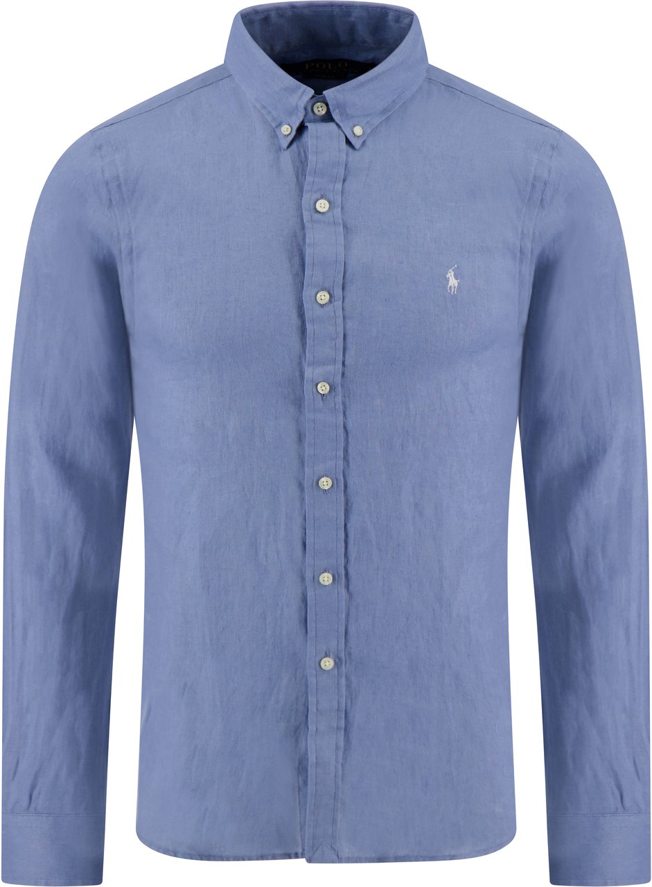 Ralph Lauren Polo   Overhemd Blauw Blauw
