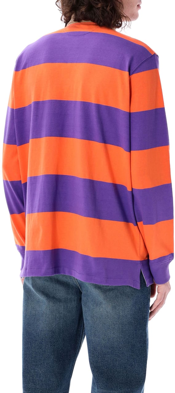 Ralph Lauren Rugby Polo Orange Purple Oranje