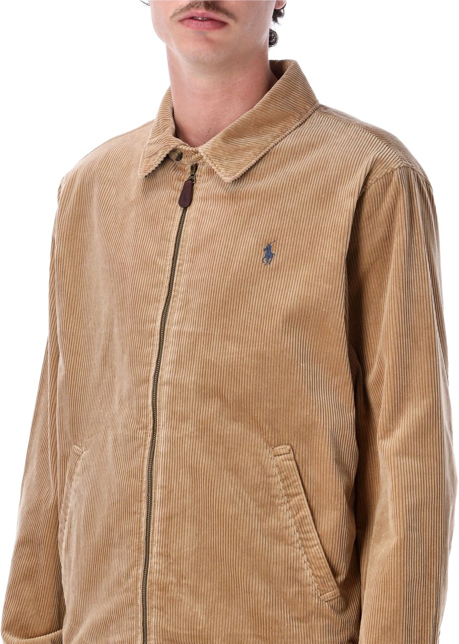 Ralph Lauren Corduroi Bomber Vint Khaki Beige