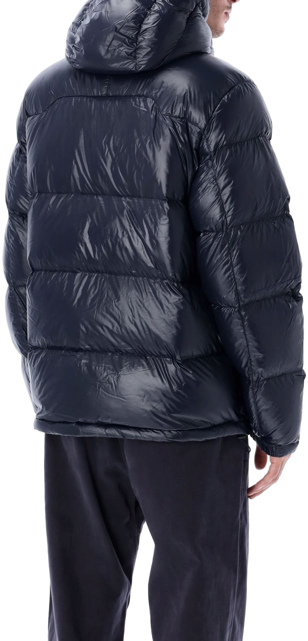 Ralph Lauren Glossy Puffer Jacket Blu Blauw
