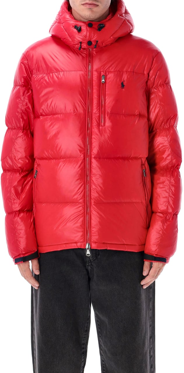 Ralph Lauren Glossy Puffer Jacket Rosso Rood