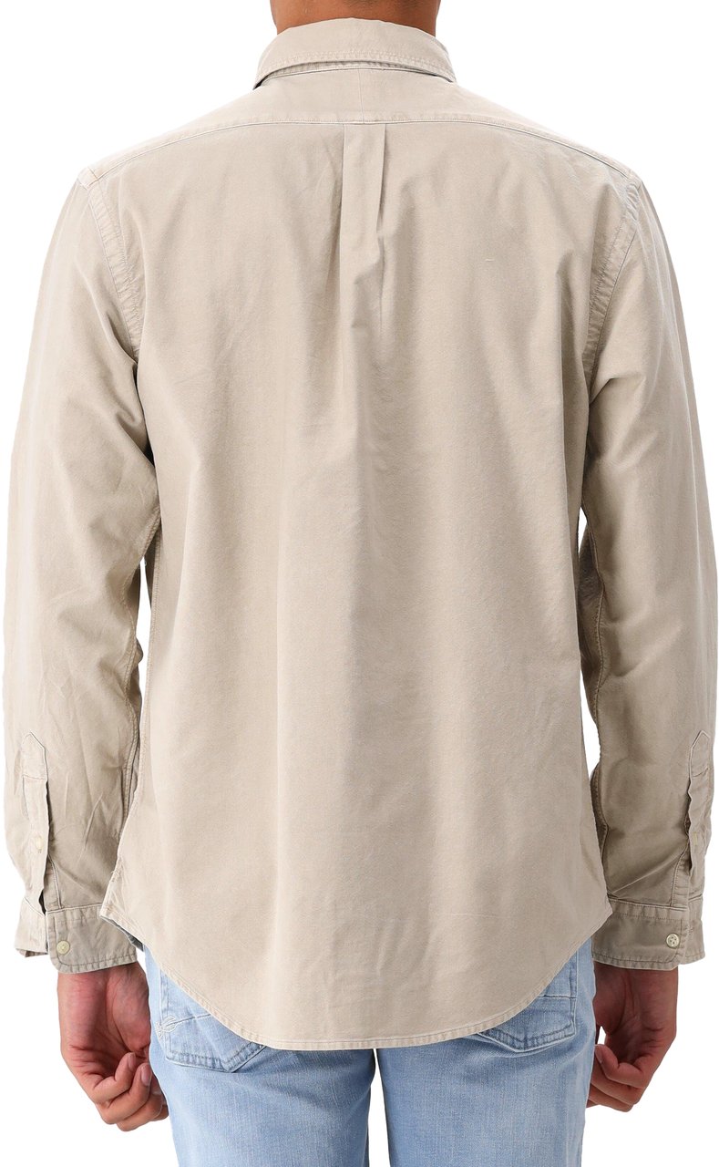Ralph Lauren Polo Ralph Lauren Overhemd Beige Mineral Dye Oxford Beige