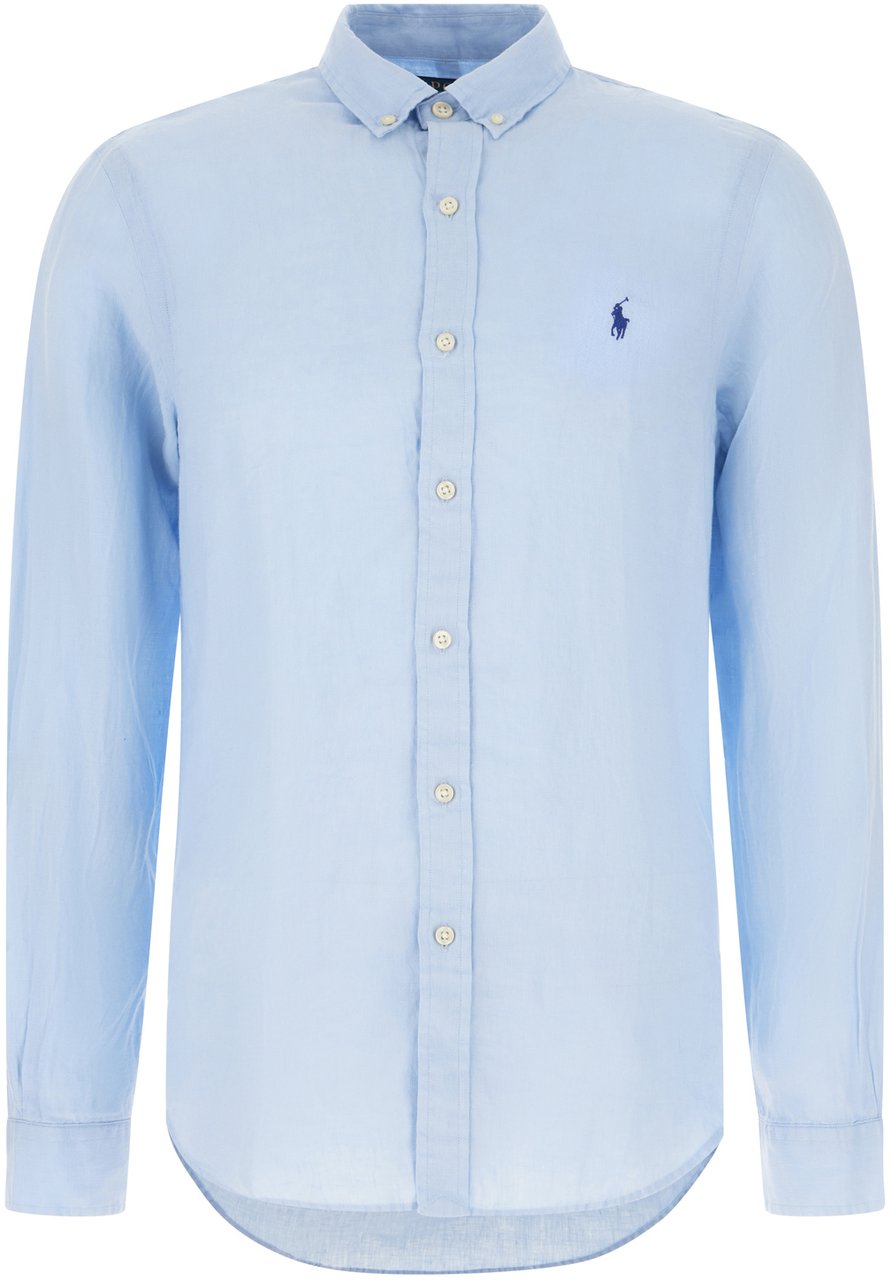 Ralph Lauren Ralph Lauren Light blue linen shirt Lichtblauw