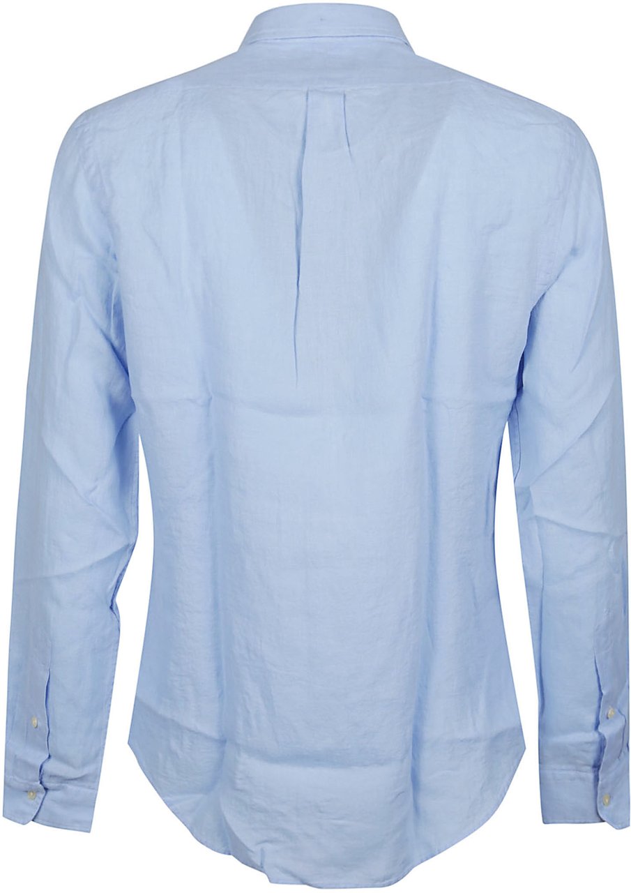 Ralph Lauren Long Sleeve Sport Slim Shirt Blue Blauw