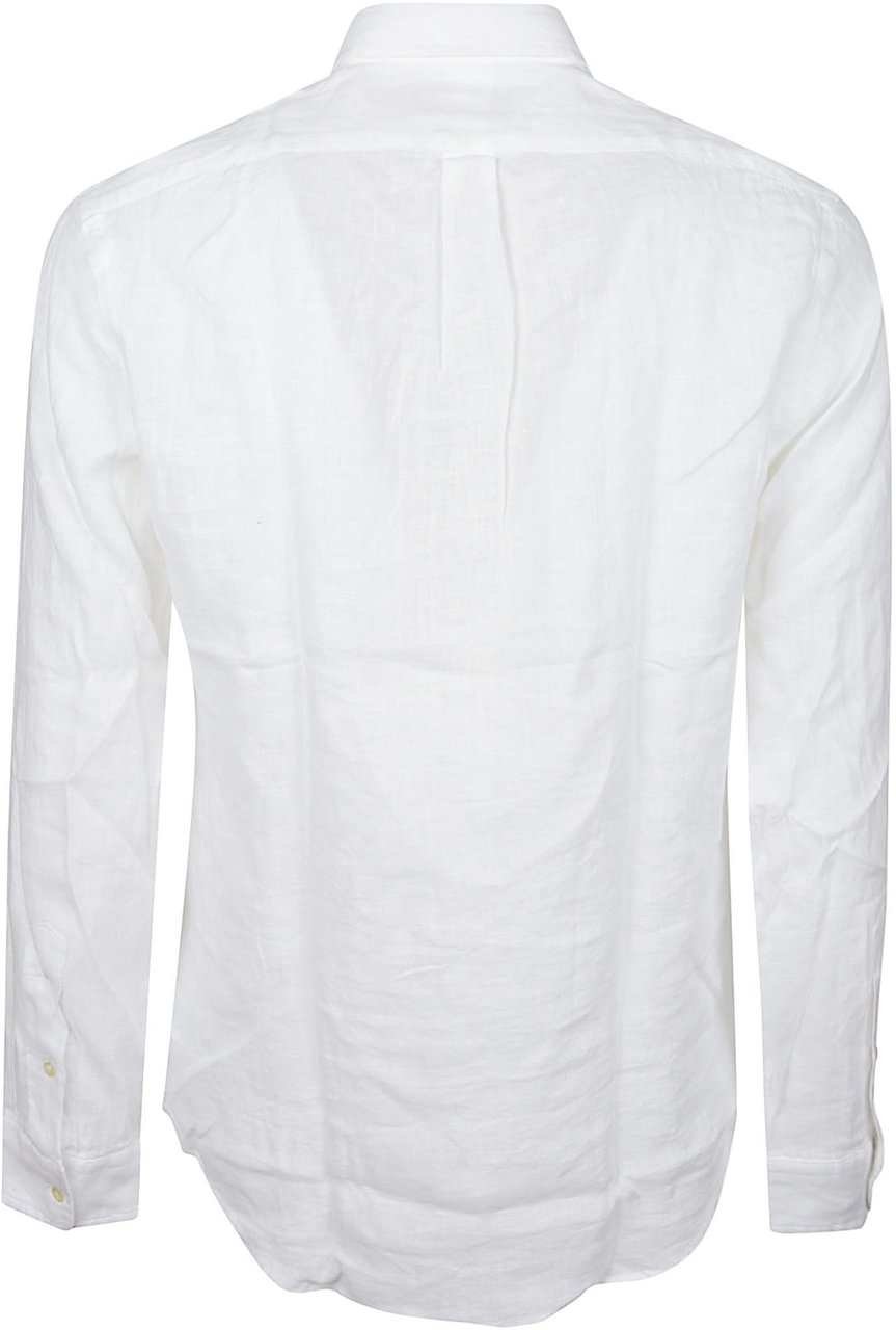 Ralph Lauren Long Sleeve Sport Slim Shirt White Wit