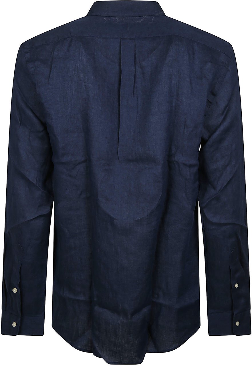 Ralph Lauren Long Sleeve Sport Shirt Blue Blauw