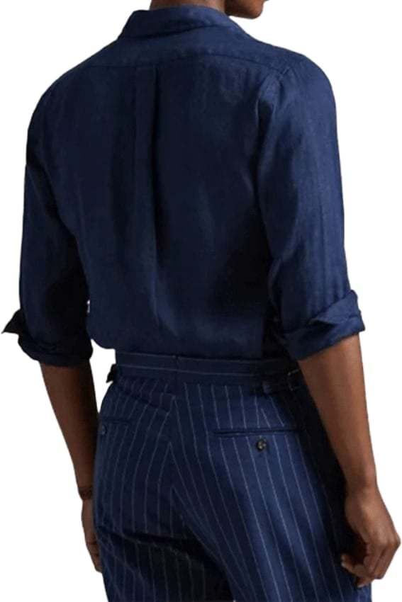 Ralph Lauren Polo Camicie Newport Navy Blauw