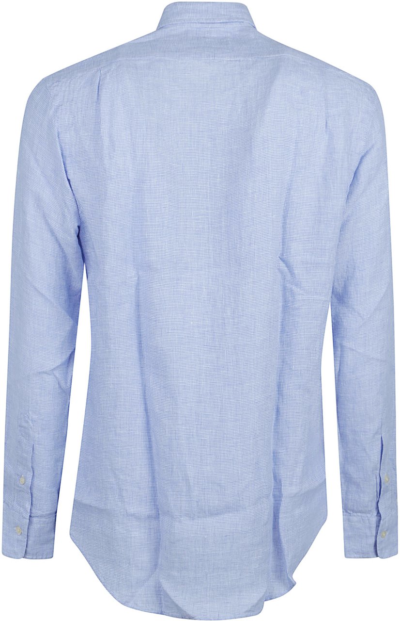 Ralph Lauren Long Sleeve Sport Shirt Blue Blauw