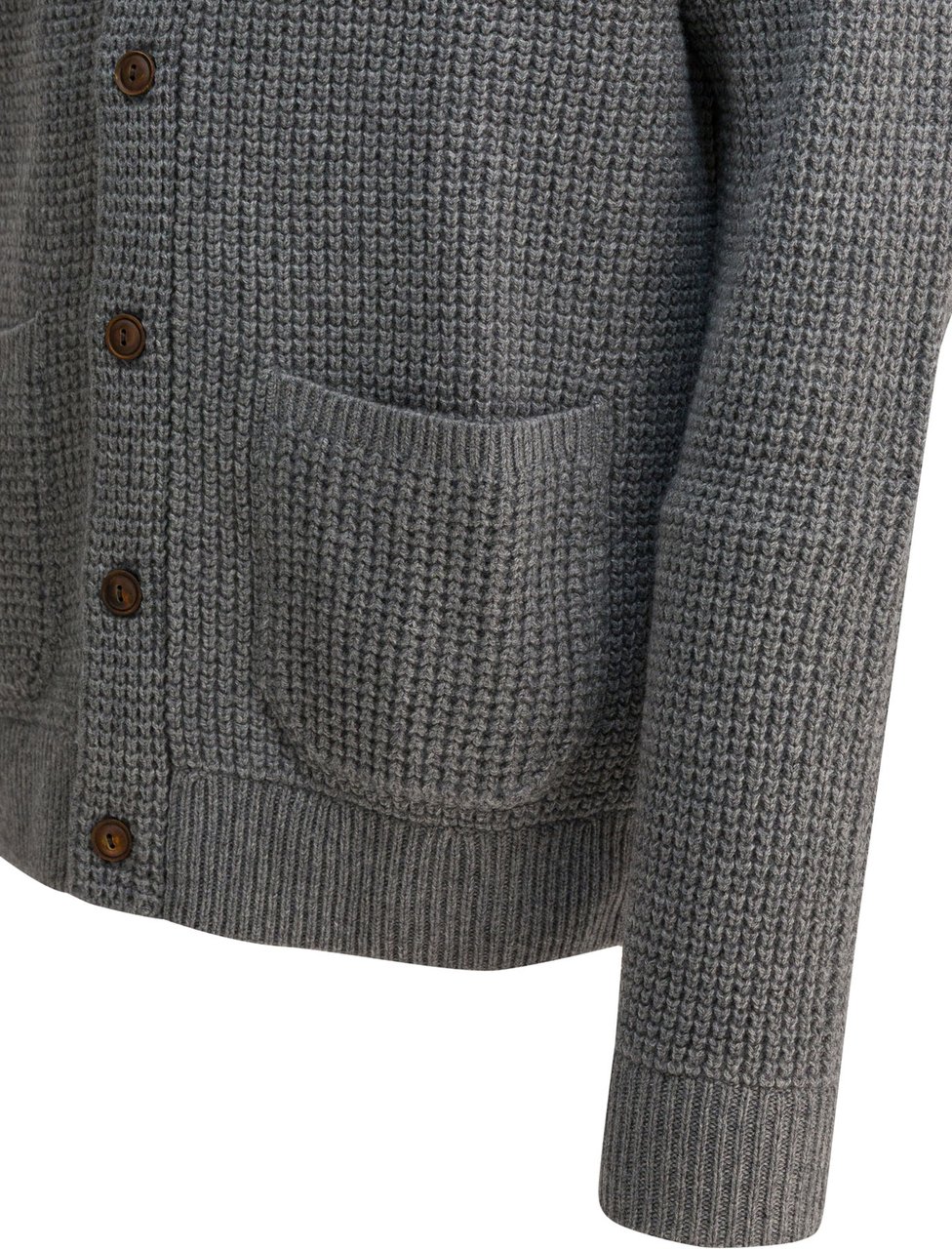 Ralph Lauren Mock neck cardigan Grijs