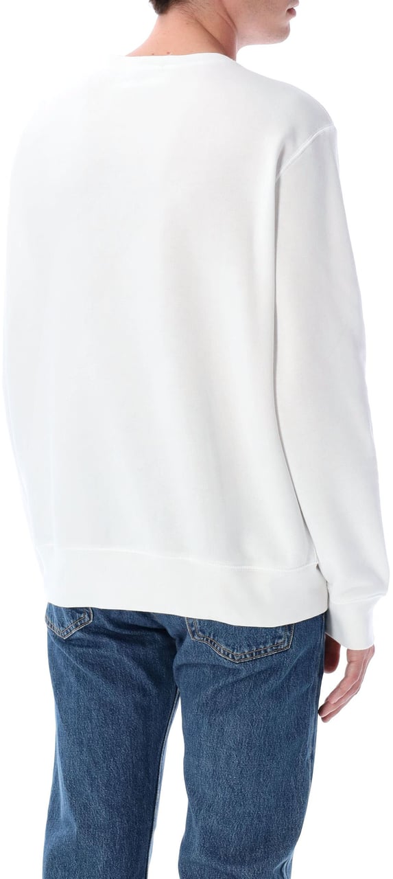Ralph Lauren Bear Crewneck Bianco Wit