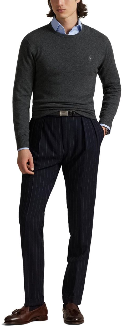 Ralph Lauren Sweaters Dark Charcoal Grijs
