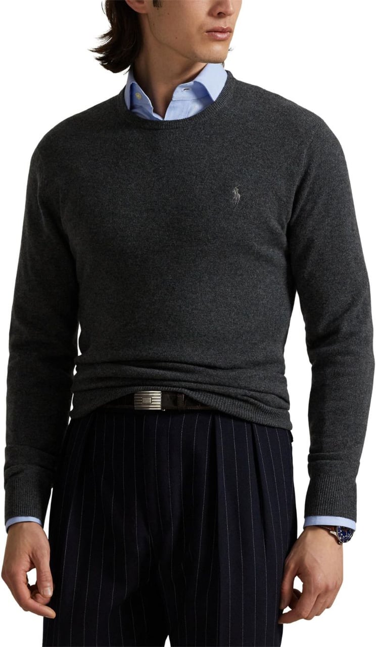 Ralph Lauren Sweaters Dark Charcoal Grijs