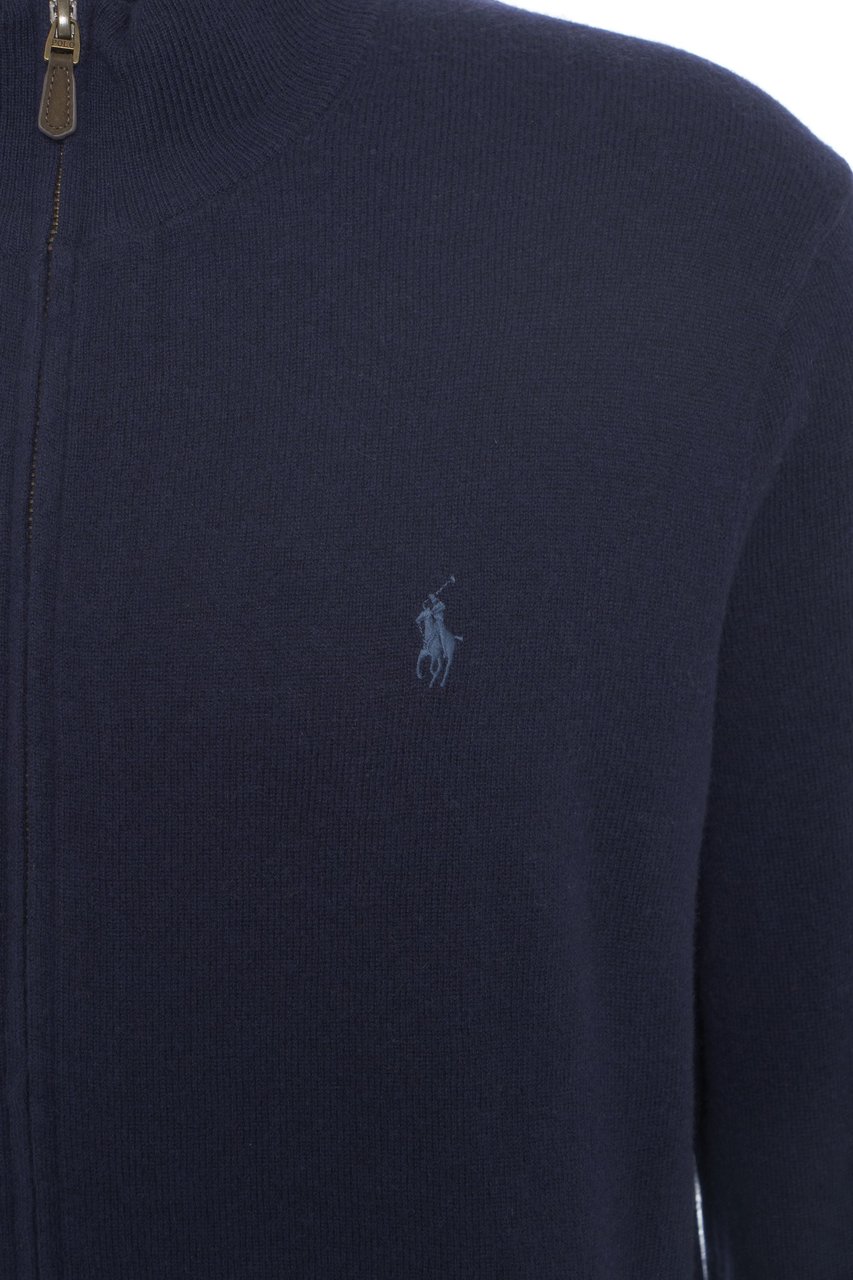 Ralph Lauren Sweatshirt with logo embroidery Blauw