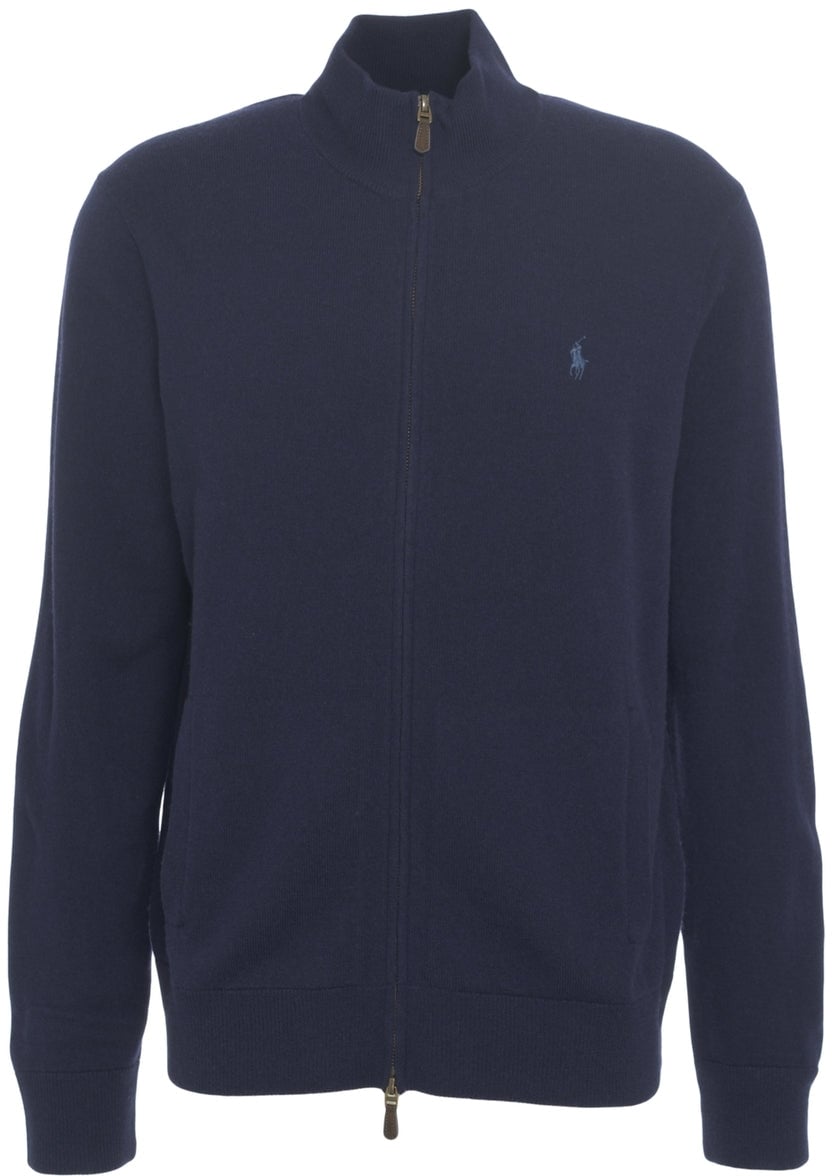 Ralph Lauren Sweatshirt with logo embroidery Blauw