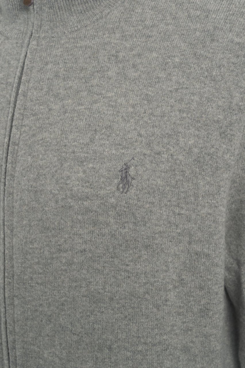 Ralph Lauren Felpa con ricamo logo Grijs